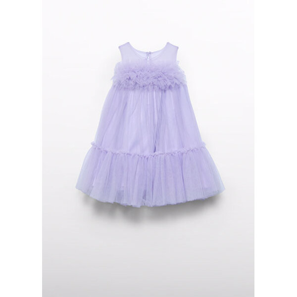 Παιδικό Φόρεμα Τούλι βολάν Μωβ κορίτσι ABEL & LULA 25-05051-066 - Image 2