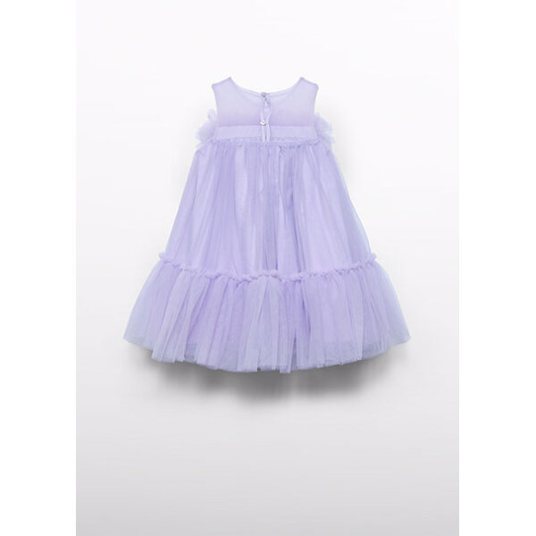 Παιδικό Φόρεμα Τούλι βολάν Μωβ κορίτσι ABEL & LULA 25-05051-066 - Image 3