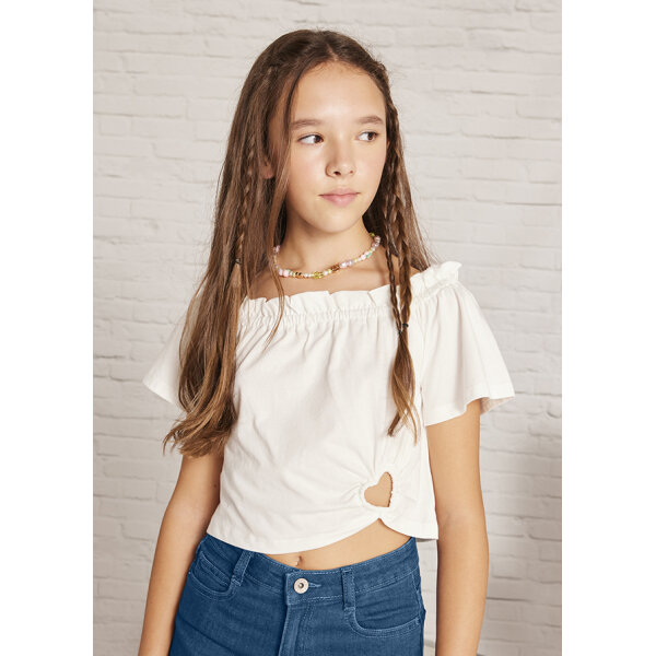 ΠΑΙΔΙΚΗ ΜΠΛΟΥΖΑ  ΕΚΡΟΥ ΚΟΡΙΤΣΙ MAYORAL 25-06028-086 - Image 1