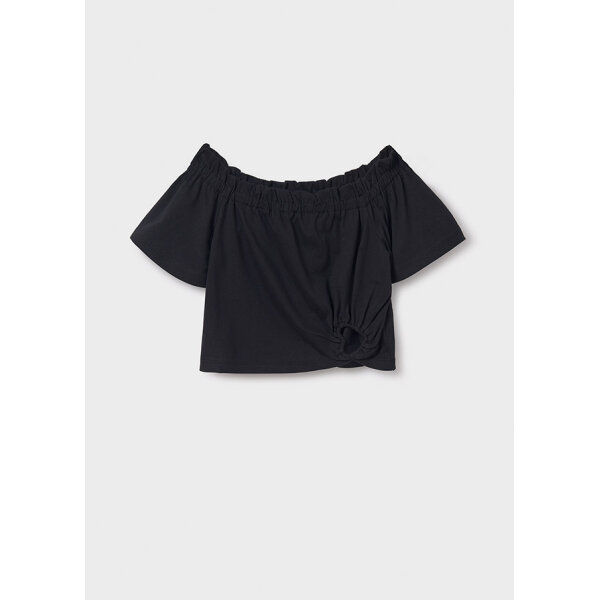 25-06028-087-L-4 - Αντιγραφή ΠΑΙΔΙΚΗ ΜΠΛΟΥΖΑ  ΜΑΥΡΟ ΚΟΡΙΤΣΙ MAYORAL 25-06028-087 - Image 3