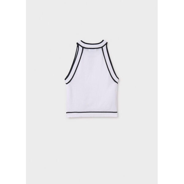 ΠΑΙΔΙΚO ΤΟΠ ΠΛΕΧΤΟ ΛΕΥΚΟ ΚΟΡΙΤΣΙ MAYORAL 25-06041-033 - Image 3