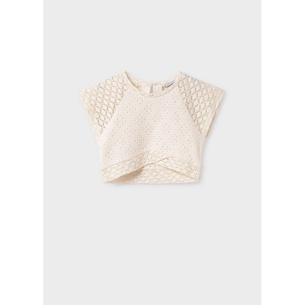 25-06042-038-L-4 ΠΑΙΔΙΚΟ ΤΟΠ ΜΑΚΟ ΔΙΑΤΡΗΤΟ ΧΡΥΣΟ ΚΟΡΙΤΣΙ MAYORAL 25-06042-038 - Image 3