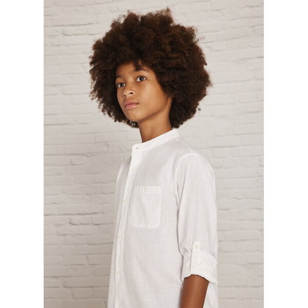 25-06141-051-L-1 ΠΑΙΔΙΚΟ ΠΟΥΚΑΜΙΣΟ ΜΑΟ ΛΕΥΚΟ ΑΓΟΡΙ MAYORAL 25-06141-051 - Image 4