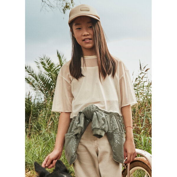 25-06149-031-L-2 ΠΑΙΔΙΚΟ ΣΕΤ ΔΥΟ ΤΜΧ ΜΕ ΤΟΥΛΙ ΕΚΡΟΥ ΚΟΡΙΤΣΙ MAYORAL 25-06149-031 - Image 1