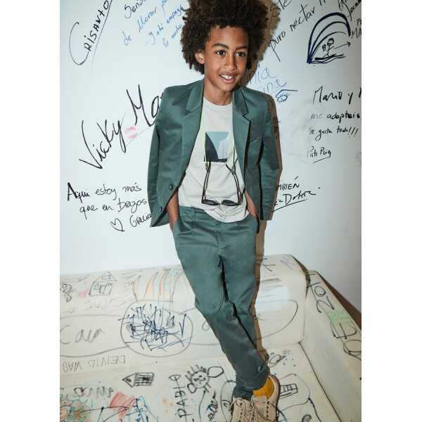 ΠΑΙΔΙΚΟ ΠΑΝΤΕΛΟΝΙ ΠΡΑΣΙΝΟ SLIM SUITING ΑΓΟΡΙ MAYORAL 25-06523-064 - Image 1