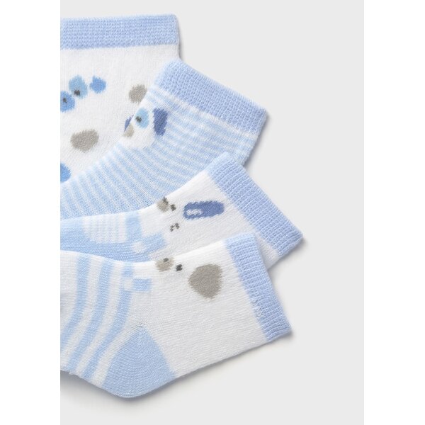 ΒΡΕΦΙΚΟ ΣΕΤ 4 ΚΑΛΤΣΑΚΙΑ ΑΓΟΡΙ ΓΑΛΑΖΙΟ  MAYORAL 25-09862-011 - Image 3