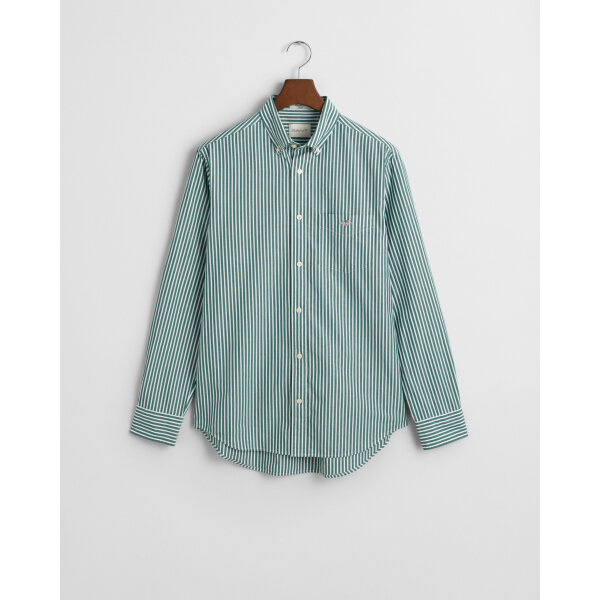 3000130-322-DEEP-BLUE-4-scaled-1 Ανδρικό Πουκάμισο GANT REG CLASSIC POPLIN STRIPE 3000130 Πράσινο - Image 1