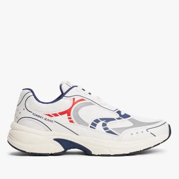 Ανδρικό Παπούτσι TOMMY JEANS ARCHIVE'25  EM0EM01569 Λευκό Μπλε - Image 1
