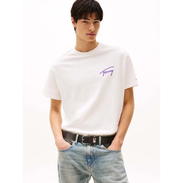 Ανδρική Μπλούζα TOMMY JEANS  TJM RLX FADED GRAPHIC EXT  DM0DM20768 εκρού - Image 1