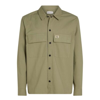 Ανδρικό Πουκάμισο CALVIN KLEIN CARGO OVERSHIRT  J30J327584 χακί