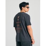 Ανδρική Μπλούζα Κοντό Μανίκι FUMKY BUDDHA FBM011-060-04 Ανθρακί - Image 2