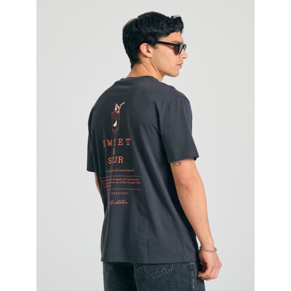 Ανδρική Μπλούζα Κοντό Μανίκι FUMKY BUDDHA FBM011-060-04 Ανθρακί - Image 2