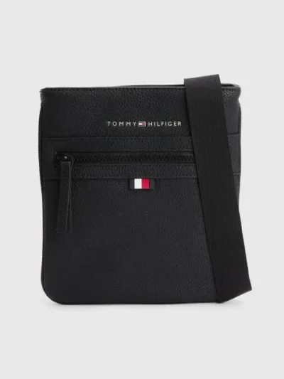 Ανδρική Τσάντα TOMMY JEANS ESENTIAL PU MINI CROSSOVER AM0AM09505 Μαύρο S/S25