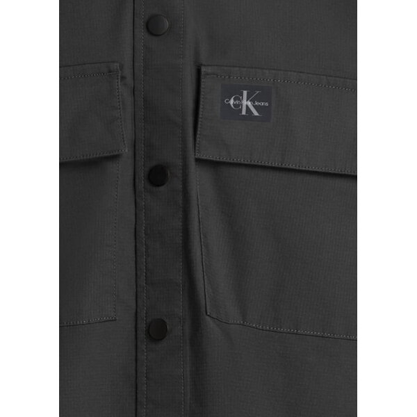 Ανδρικό Πουκάμισο CALVIN KLEIN CARGO OVERSHIRT  J30J327584 Μαύρο - Image 3