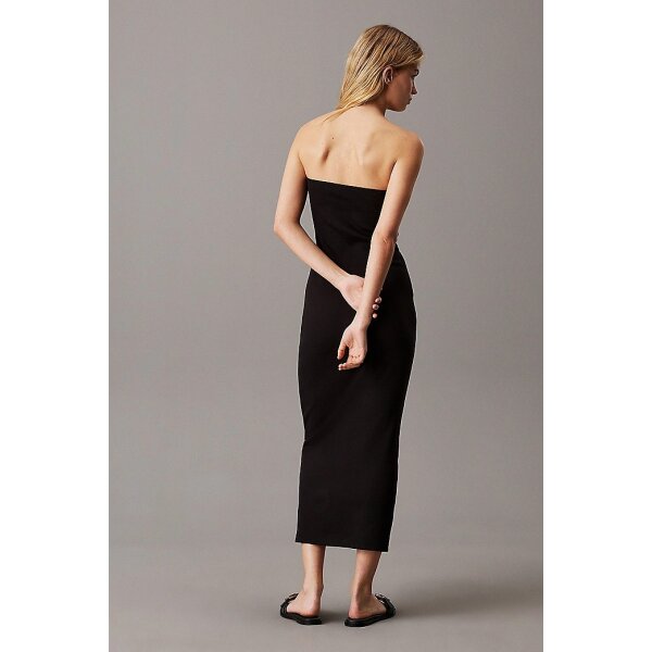 ΓΥΝΑΙΚΕΙΟ ΦΟΡΕΜΑ WOVEN LABEL RIB SLEEVELESS DRE CALVIN KLEIN J20J225263-BEH - Image 4