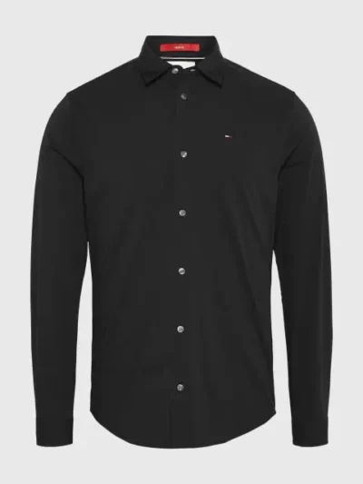 Ανδρικό Πουκάμισο TOMMY JEANS SLIM FIT DM0DM4405 Μαύρο