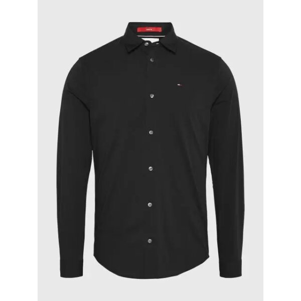 Ανδρικό Πουκάμισο TOMMY JEANS SLIM FIT DM0DM4405 Μαύρο - Image 1