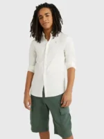 Ανδρικό Πουκάμισο TOMMY JEANS SLIM FIT DM0DM4405 Λευκό - Image 4
