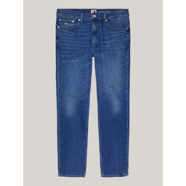 DM0DM201781BK_FL-F1 Ανδρικό Παντελόνι Τζιν TOMMY JEANS RYAN RGLR STRGHT DM0DM20178 Μπλε Σκούρο - Image 3