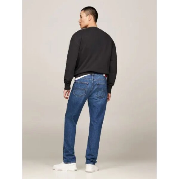 DM0DM201781BK_MO-B1 Ανδρικό Παντελόνι Τζιν TOMMY JEANS RYAN RGLR STRGHT DM0DM20178 Μπλε Σκούρο - Image 2