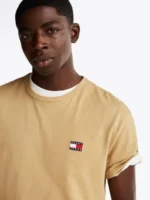 Ανδρική Μπλούζα TOMMY JEANS TJM REG BADGE EXT DM0DM20322 Μπεζ - Image 3