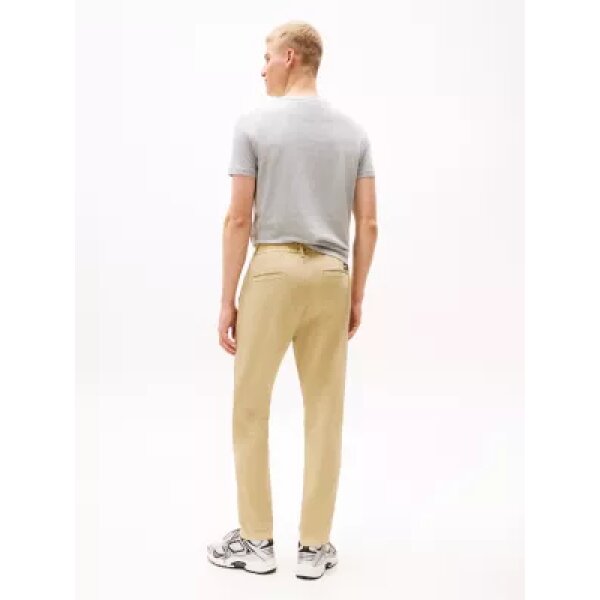 DM0DM20693_ACT_alternate3 Ανδρικό Παντελόνι TOMMY JEANS  TJM CASUAL ELASTICATED PANT DM0DM20693 Μπεζ - Image 3