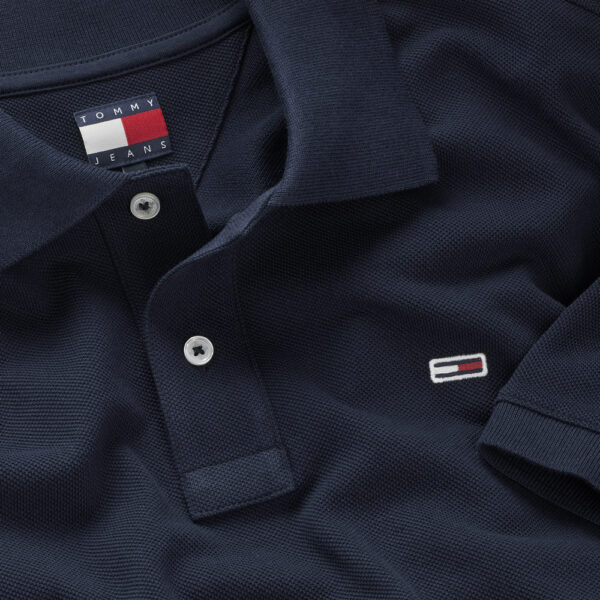 Ανδρική Μπλούζα TOMMY JEANS  TJM CASUAL COOL ESS POLO DM0DM20763 Μπλε - Image 3