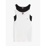 Ανδρική Μπλούζα Αμάνικη TOMMY JEANS  TJM SLIM 2PACK RIB TANK EXT  DM0DM20769 Μαύρο Λευκό