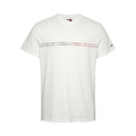 Ανδρική Μπλούζα TOMMY JEANS TJM SLIM ENTRY GRAPHIC EXT DM0DM20779 Λευκό