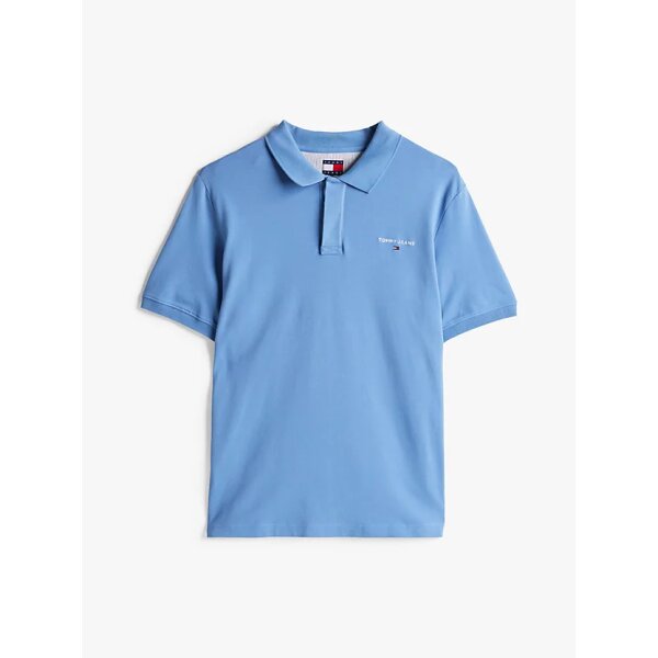 Ανδρική Μπλούζα TOMMY JEANS  TJM REG LINEAR POLO EXT  DM0DM20914 γαλάζιο - Image 2