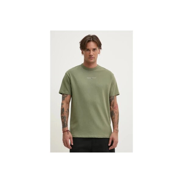 DM0DM21110-MR6-1200x800-1 Ανδρική Μπλούζα TOMMY JEANS  TJM SLIM ENTRY GRAPHIC TANK  DM0DM21110 Πράσινο - Image 1