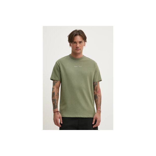 DM0DM21110 MR6-1200x800 (1) Ανδρική Μπλούζα TOMMY JEANS  TJM SLIM ENTRY GRAPHIC TANK  DM0DM21110 Πράσινο - Image 3