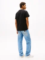 Ανδρική Μπλούζα TOMMY JEANS TJM SLIM LINEAR CHEST SS DM0DM21188 Μαύρο - Image 4