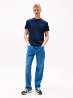 Ανδρική Μπλούζα TOMMY JEANS TJM SLIM LINEAR CHEST SS DM0DM21188 Μπλε - Image 3