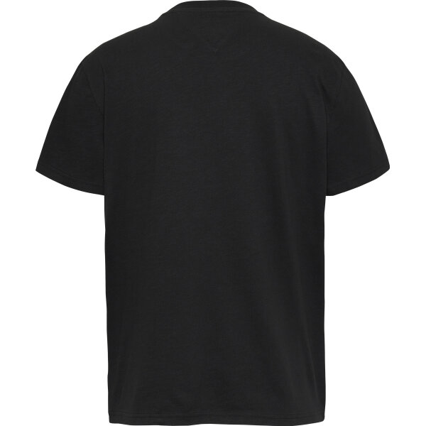 DM0DM21303BDS_B Ανδρική Μπλούζα TOMMY JEANS  TJM REG  GRAPHIC SLUB EXT  DM0DM21303 Μαύρο - Image 3