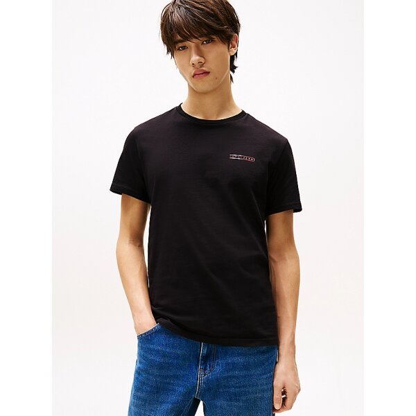 Ανδρική Μπλούζα TOMMY JEANS  TJM SLIM 2PACK MIX EXT  DM0DM21344 Μαύρο λευκό - Image 3