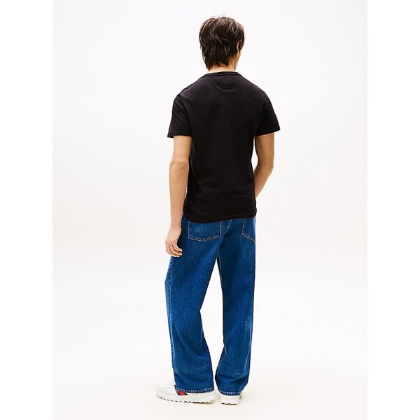 Ανδρική Μπλούζα TOMMY JEANS  TJM SLIM 2PACK MIX EXT  DM0DM21344 Μαύρο λευκό - Image 2