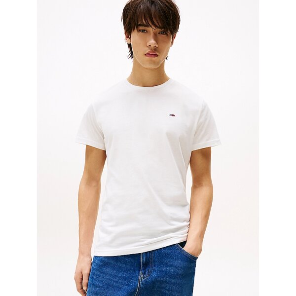 Ανδρική Μπλούζα TOMMY JEANS  TJM SLIM 2PACK MIX EXT  DM0DM21344 Μαύρο λευκό - Image 4