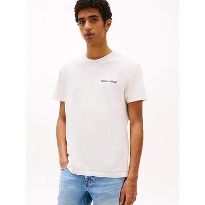 Ανδρική Μπλούζα TOMMY JEANS TJM SLANTED CREST GRAPHIC DM0DM21388 γκρι