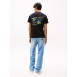 Ανδρική Μπλούζα TOMMY JEANS  TJM SLANTED CREST GRAPHIC DM0DM21388 Μαύρο - Image 3