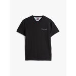 Ανδρική Μπλούζα TOMMY JEANS  TJM SLANTED CREST GRAPHIC DM0DM21388 Μαύρο - Image 2