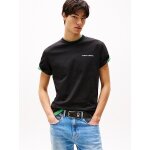 Ανδρική Μπλούζα TOMMY JEANS  TJM SLANTED CREST GRAPHIC DM0DM21388 Μαύρο