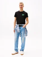 Ανδρική Μπλούζα TOMMY JEANS  TJM SLIM BUBBLE PRINT DM0DM21863 Μαύρο - Image 3