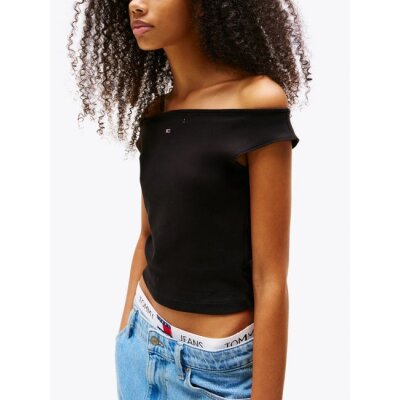ΓΥΝΑΙΚΕΙΑ ΜΠΛΟΥΖΑ CRP SMOCK TOP TOMMY JEANS DW0DW20238-BDS