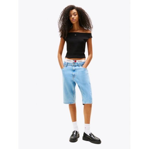 ΓΥΝΑΙΚΕΙΑ ΜΠΛΟΥΖΑ CRP SMOCK TOP TOMMY JEANS DW0DW20238-BDS - Image 2