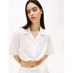 ΓΥΝΑΙΚΕΙΟ ΠΟΥΚΑΜΙΣΟ TJW CRP LINEN SS SHIRT TOMMY JEANS DW0DW20286-YBL