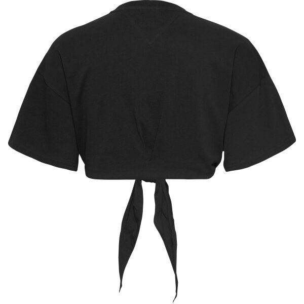 ΓΥΝΑΙΚΕΙΑ ΜΠΛΟΥΖΑ REG WAIST TIE BADGE TEE EX TOMMY JEANS DW0DW20321-BDS - Image 2