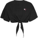 ΓΥΝΑΙΚΕΙΑ ΜΠΛΟΥΖΑ REG WAIST TIE BADGE TEE EX TOMMY JEANS DW0DW20321-BDS