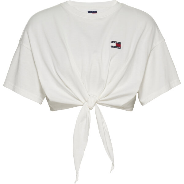 ΓΥΝΑΙΚΕΙΑ ΜΠΛΟΥΖΑ TJW REG WAIST TIE BADGE TEE TOMMY JEANS DW0DW20321-YBL - Image 1