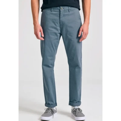 Ανδρικό Παντελόνι CHINO FUNKY BUDDHA FBM011-001-02 Γαλάζιο